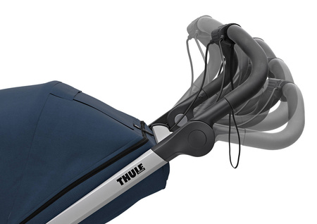 Thule Urban Glide 2 Jogging buggy aluminium/Majolica blue